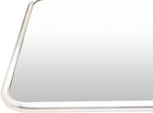 Burnish BUN-001 36"H x 29"W x 4"D Accent Mirror BUN001-3629  Frame: Metallic - Silver Surya