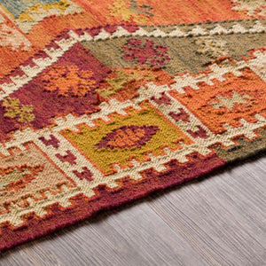 Surya Bursa 2' X 3' Handmade Rug - Eco-friendly, Durable, And Elegant Global-inspired Design For Your Home Burnt Orange Recycled Pet Yarn Bur2300-23