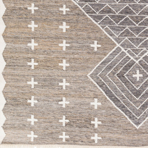 Surya Bursa 2' X 3' Handmade Rug - Eco-friendly, Durable, And Elegant Global-inspired Design For Your Home Gray Recycled Pet Yarn Bur2301-23
