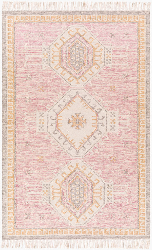 Surya Bursa 2' X 3' Handmade Rug - Eco-friendly, Durable, And Elegant Global-inspired Design For Your Home Mauve Recycled Pet Yarn Bur2302-23
