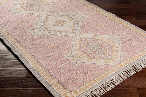 Surya Bursa 2' X 3' Handmade Rug - Eco-friendly, Durable, And Elegant Global-inspired Design For Your Home Mauve Recycled Pet Yarn Bur2302-23