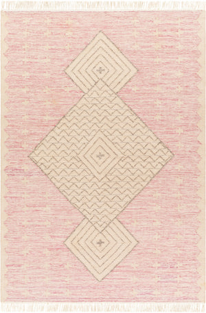 Bursa BUR-2303 8'10" x 12' Handmade Rug BUR2303-81012  Dusty Pink, Rose, Tan, Mauve Surya