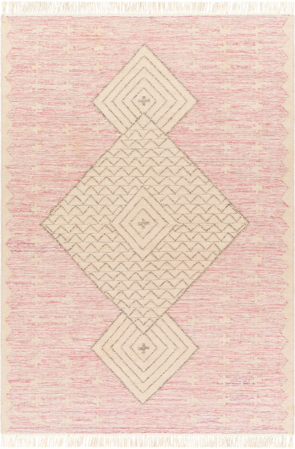 Bursa BUR-2303 8'10" x 12' Handmade Rug BUR2303-81012  Dusty Pink, Rose, Tan, Mauve Surya