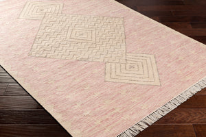 Bursa BUR-2303 8'10" x 12' Handmade Rug BUR2303-81012  Dusty Pink, Rose, Tan, Mauve Surya
