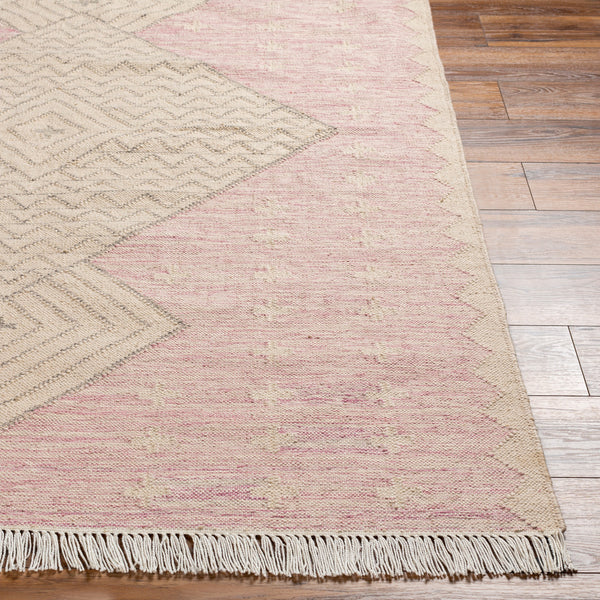 Bursa BUR-2303 8'10" x 12' Handmade Rug BUR2303-81012  Dusty Pink, Rose, Tan, Mauve Surya