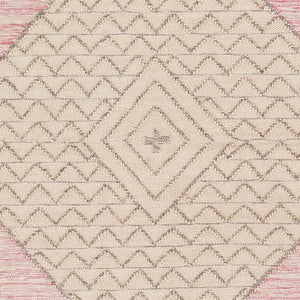 Surya Bursa 2' X 3' Handmade Rug - Eco-friendly, Durable, And Elegant Global-inspired Design For Your Home Dusty Pink Recycled Pet Yarn Bur2303-23