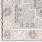 Bursa BUR-2304 8'10" x 12' Handmade Rug BUR2304-81012  Light Gray, Dusty Pink, Charcoal, Cream Surya