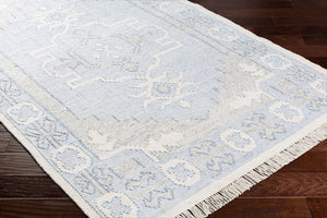 Surya Bursa 2' X 3' Handmade Rug - Eco-friendly, Durable, And Elegant Global-inspired Design For Your Home Light Blue Recycled Pet Yarn Bur2305-23