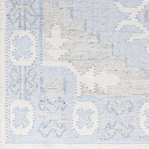 Surya Bursa 2' X 3' Handmade Rug - Eco-friendly, Durable, And Elegant Global-inspired Design For Your Home Light Blue Recycled Pet Yarn Bur2305-23