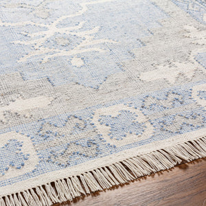 Surya Bursa 2' X 3' Handmade Rug - Eco-friendly, Durable, And Elegant Global-inspired Design For Your Home Light Blue Recycled Pet Yarn Bur2305-23