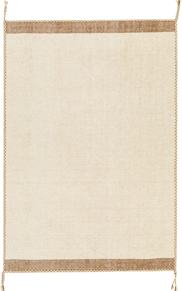 Bushra BUS-2300 9' x 12' Handmade Rug BUS2300-912  Tan, Beige Surya