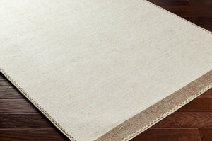 Surya Bushra 2' X 3' Hand-woven Wool Area Rug - Unique Global Style With Fringe Detail For Any Room! Tan Wool Bus2300-23