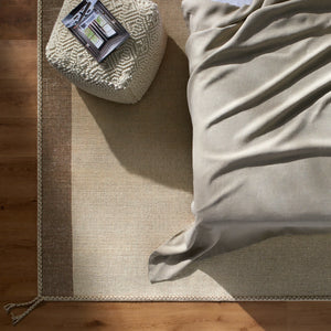 Bushra BUS-2300 9' x 12' Handmade Rug BUS2300-912  Tan, Beige Surya