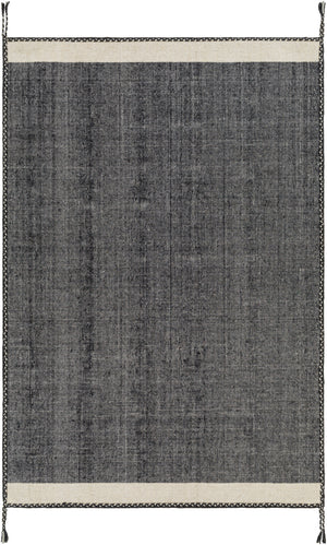 Bushra BUS-2301 9' x 12' Handmade Rug BUS2301-912  Beige, Black Surya