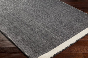 Bushra BUS-2301 9' x 12' Handmade Rug BUS2301-912  Beige, Black Surya