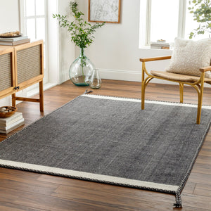 Surya Bushra 2' X 3' Hand-woven Wool Area Rug - Unique Global Style With Fringe Detail For Any Room! Beige Wool Bus2301-23