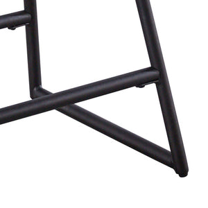 English Elm Steve Silver - Landon 5-Piece Counter Height Dining Set in Light Brown – Natural Honey Finish, Mixed-Media Comfort B081S00181