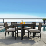 Pietra Armless Dining Chair in Dupione Celeste, No Welt SW4601-1A-8067 Sunset West