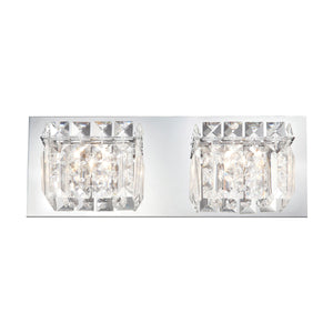 Crown 13.4'' Wide 2-Light Vanity Light - Chrome BV1002-0-15 Elk Lighting