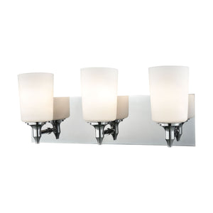 Alton Road 3-Light Vanity Lamp in Chrome with Opal Glass BV2413-10-15 Elk Lighting