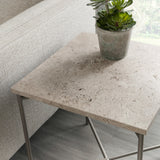 Stone Top Nesting Table Silver with Stone P301726B Pulaski Furniture