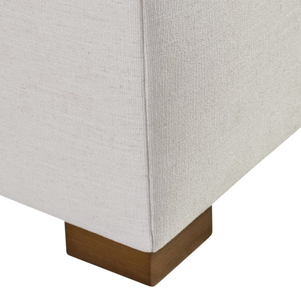 Bernhardt Bernhardt Mason Upholstered Panel Bed with Tufted Headboard and Espresso Wood Feet K2326