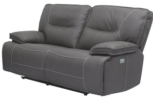 Parker House Parker Living Spartacus - Haze Power Reclining Loveseat Haze 70% Polyester, 30% PU (W) MSPA#822PH-HAZ