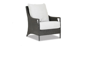 Lagos Club Chair in Cast Silver, No Welt SW2302-21-SLVR-STKIT Sunset West