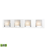 Ophelia 29.5'' Wide 4-Light Vanity Light - Chrome BVL1204-0-15 Elk Lighting