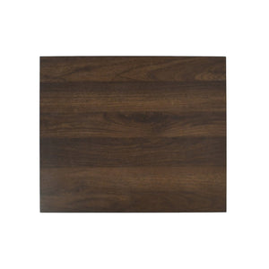 English Elm 1-drawer Nightstand with Splayed Rubberwood Legs and Open Shelf Mid-century Bedroom 72036.00