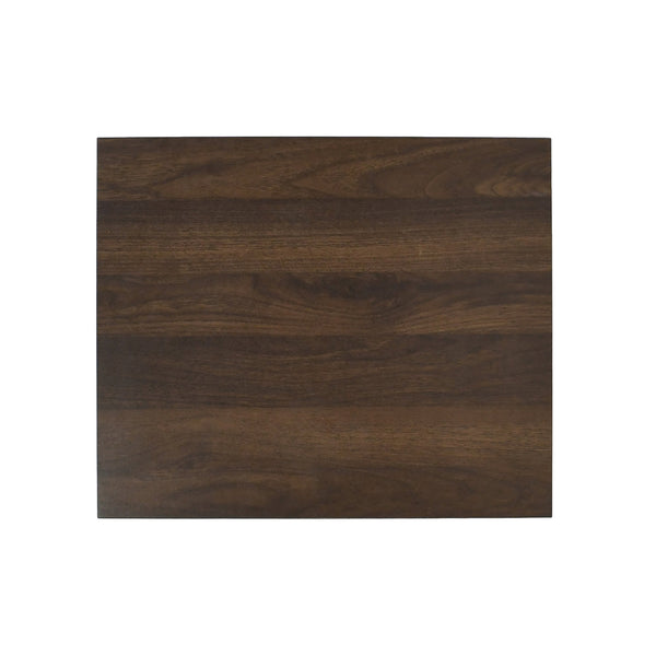 English Elm 1-drawer Nightstand with Splayed Rubberwood Legs and Open Shelf Mid-century Bedroom 72036.00