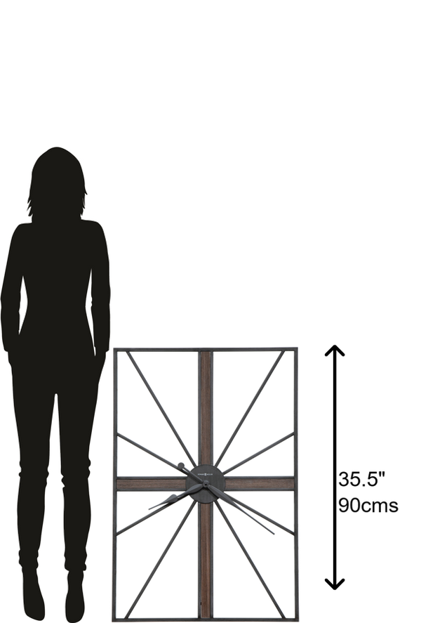 Hekman Furniture 625703 Oversized Red Hook Wall Clock - A Contemporary Masterpiece For Modern Interiors & Spaces  Red Hook 625703