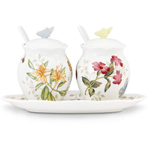 Lenox Butterfly Meadow 7-Piece Condiment Set Multi, WHITE PORCELAIN 833956