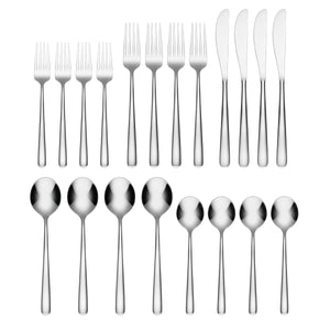 Lenox Cambridge Lorenn Mirror 20-Piece Flatware Set NO COLOR METAL 304320CNB12R