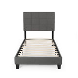 Christopher Knight Home® - Noble House - Eveleth Contemporary Upholstered Twin Bed Platform