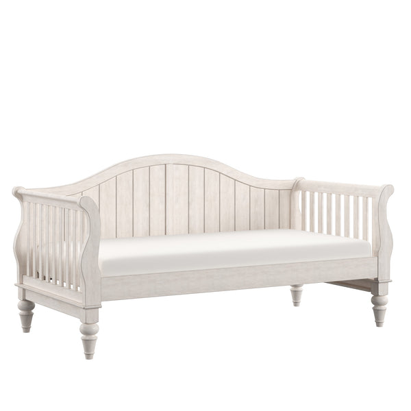 Homelegance By Top-Line Esteban Traditional Wood Slat Daybed White Rubberwood