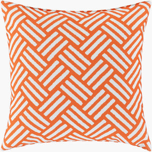 Livabliss Basketweave Woven Coastal Accent Pillow Textured Polyfill Square Sofa Throw BW004-1616