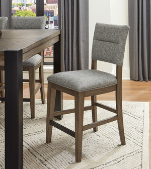 Cedar Fork - Dining Upholstered Counter Stool (2/CTN Sold in pairs) Smoked Arabica DCED#2026-SMA Parker House