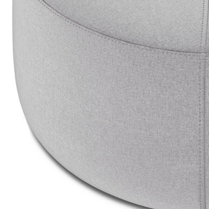 English Elm Moore Large Light Grey Ottoman - Versatile Seating, Stylish Footrest & Casual Coffee Table Solution B136P159948