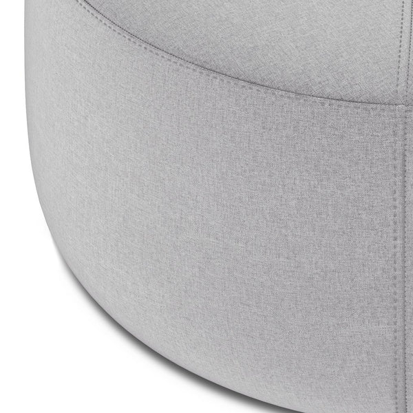 English Elm Moore Large Light Grey Ottoman - Versatile Seating, Stylish Footrest & Casual Coffee Table Solution B136P159948