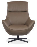 Hughes Swivel Chair Brown CC Collection CC733-SW-075 Hooker Furniture