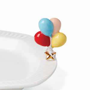 Lenox Profile Balloon Bunch-Design Popper White, WHITE PORCELAIN 894394