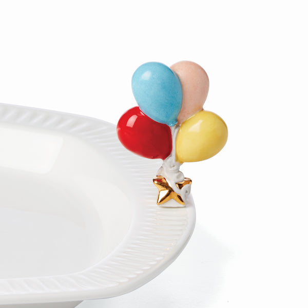 Lenox Profile Balloon Bunch-Design Popper White, WHITE PORCELAIN 894394