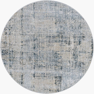 Livabliss Brunswick Machine Woven Turkish Area Rug with High Low Pile Texture for Large Living Rooms Pale Blue, Dust 5'3" x 5'3" BWK2300-53RD