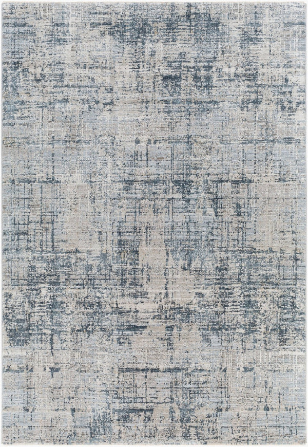 Livabliss Brunswick Machine Woven Turkish Area Rug with High Low Pile Texture for Large Living Rooms Pale Blue, Dust 10' x 13'11" BWK2300-1014