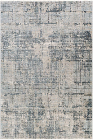 Livabliss Brunswick Machine Woven Turkish Area Rug with High Low Pile Texture for Large Living Rooms Pale Blue, Dust 6'7" x 9'6" BWK2300-6796