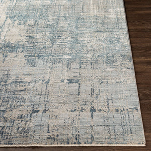 Livabliss Brunswick Machine Woven Turkish Area Rug with High Low Pile Texture for Large Living Rooms Pale Blue, Dust 10' x 13'11" BWK2300-1014