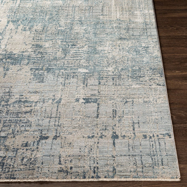 Livabliss Brunswick Machine Woven Turkish Area Rug with High Low Pile Texture for Large Living Rooms Pale Blue, Dust 10' x 13'11" BWK2300-1014