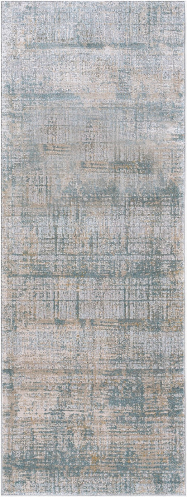 Livabliss Brunswick High Low Pile Area Rug Woven in Turkey for Modern Living Room Spaces Dusty Sage, Tau 2'7" x 7'3" BWK2301-2773