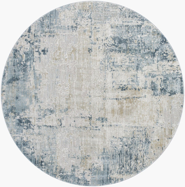 Livabliss Brunswick Geometric Area Rug Mid-century Modern Fringe Large Living Room Floor Accent Dusty Sage, Lig 6'7" x 6'7" BWK2302-67RD